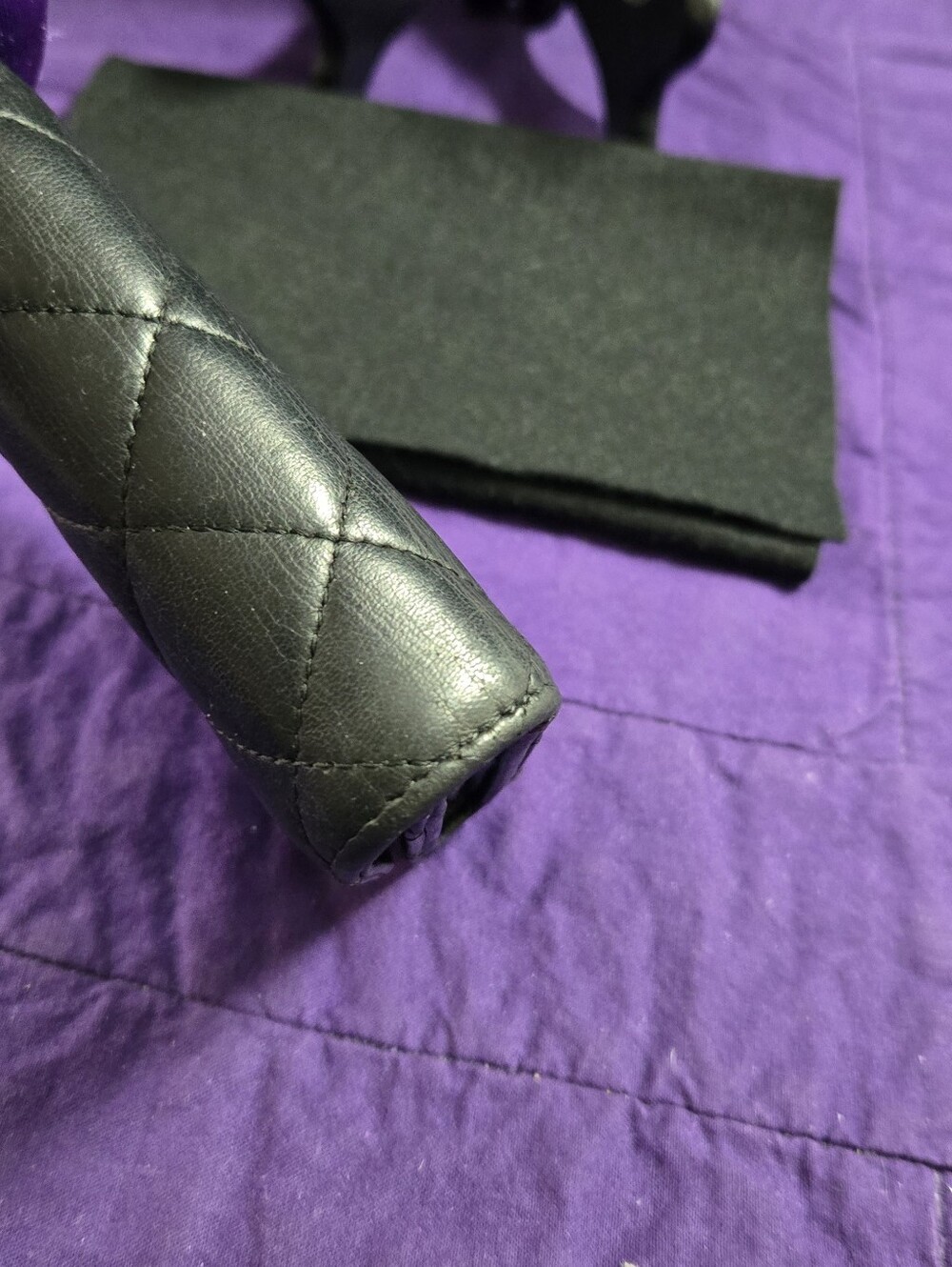 CHANEL Black Quilted Continental Leather Wallet with SilverTone CC - Picture 4 of 14